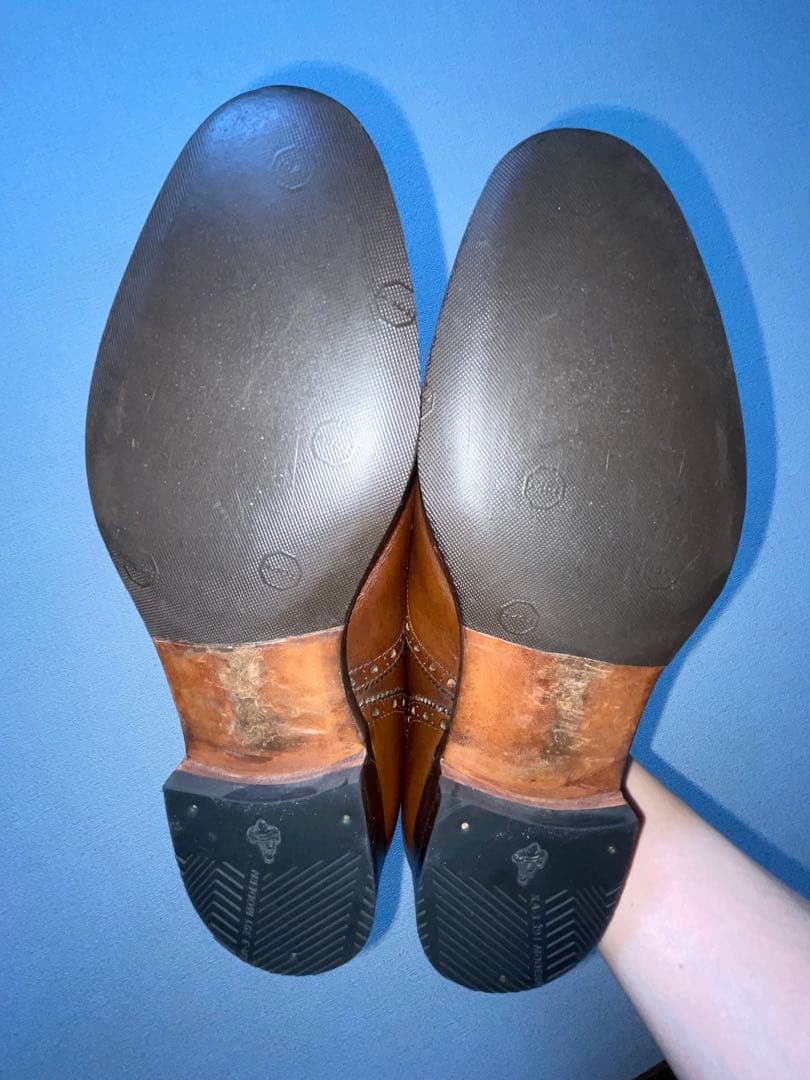 【美品】エドワードグリーン 金枠旧ロゴ ガドガン 5.5E 202ラスト