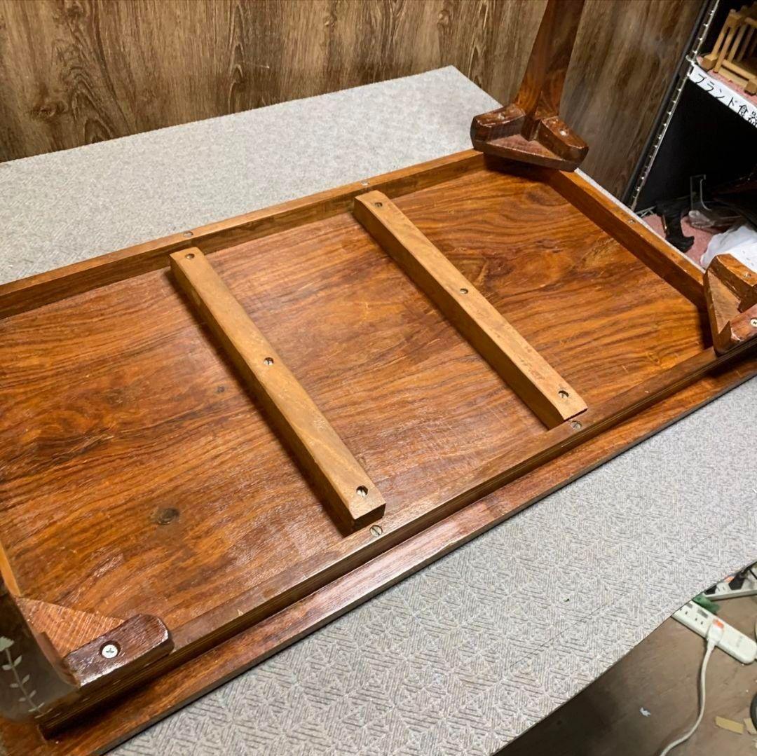 H907R\" アジアン アンティーク センターテーブル 孔雀