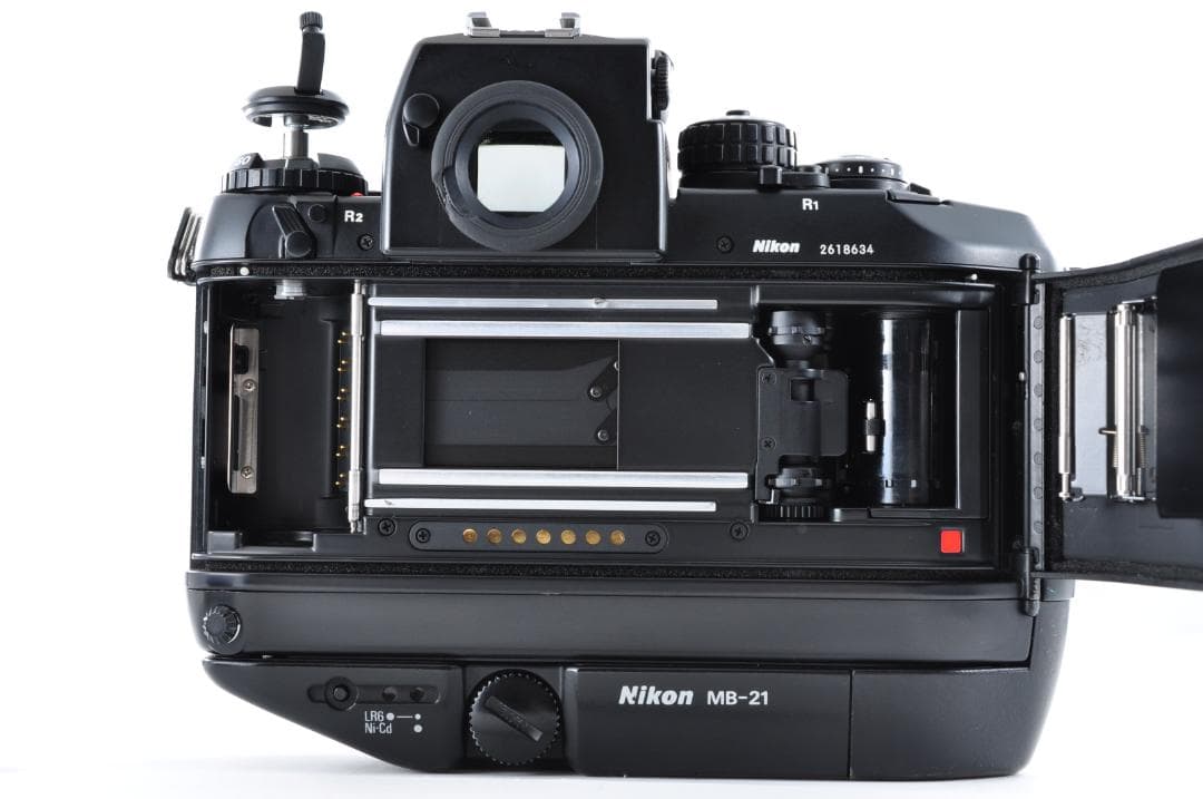 Nikon F4S 一眼レフカメラ MB-21付き 露出OK 液晶漏れなし 後期
