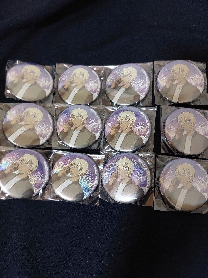 名探偵コナン　ホロ缶バッジ　安室透