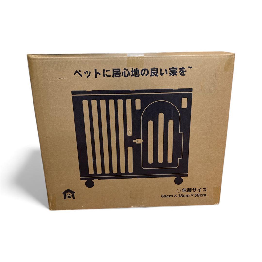 犬 ゲージ 屋根付き ペットケージ 犬サークル 中小型犬用 室内 組立簡単