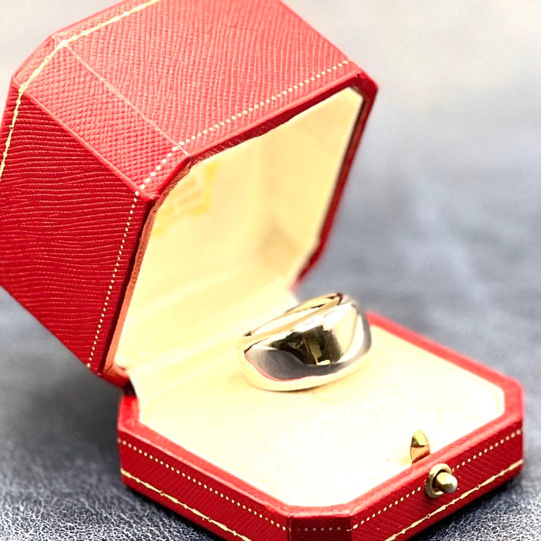 Cartier ヌーベルバーグ57サイズ（17号）K18WG ヘビーリング希少