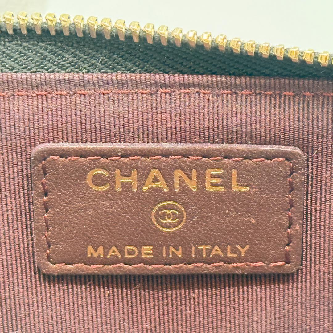 CHANEL シャネル　マトラッセ　チェーン付きカードケース　ケース