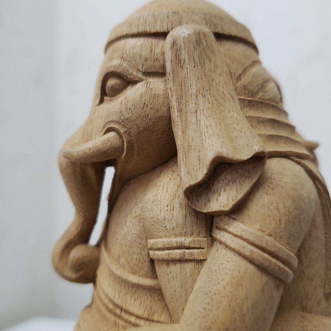 Ｂフライデー蔵出し特価希少愛の仏像香木 歓喜天6寸立大聖歓喜天象鼻天、ガネーシャ