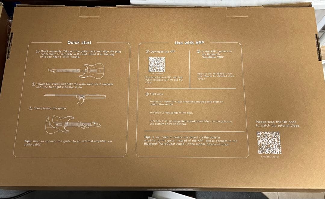 即発送 AEROBAND GUITAR エアロバンドギター