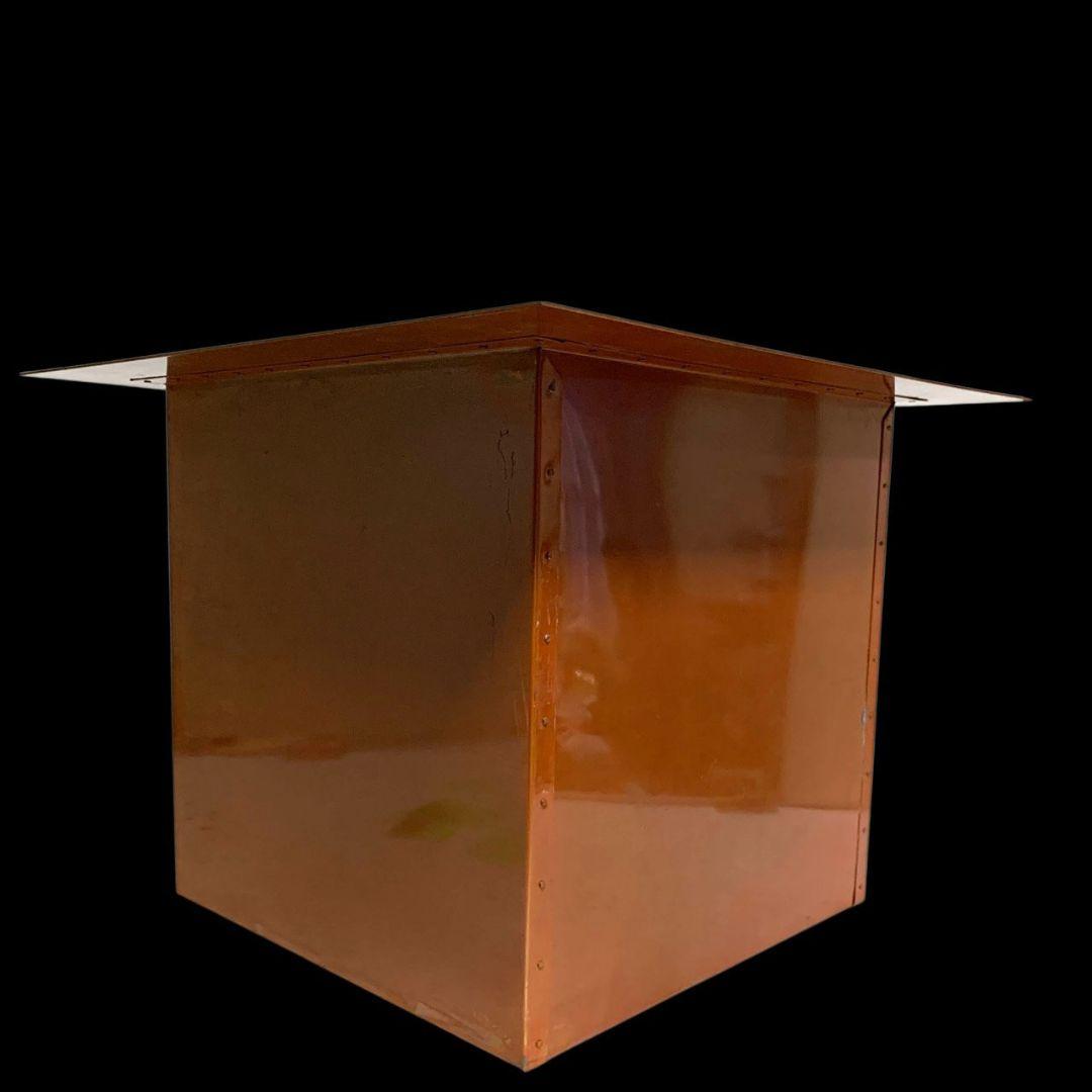 茶道具 銅製 炉おとし 炉壇