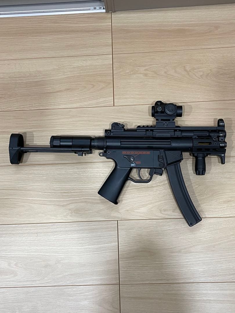 東京マルイ MP5K HC ハイサイクル 外装カスタム+おまけ（ドットサイト）