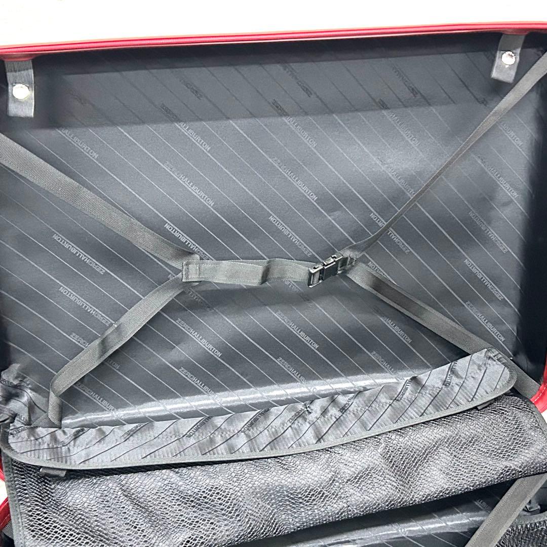 ゼロハリバートン 4輪 キャリーケース レッド 大容量 傷あり ZRPシリーズ