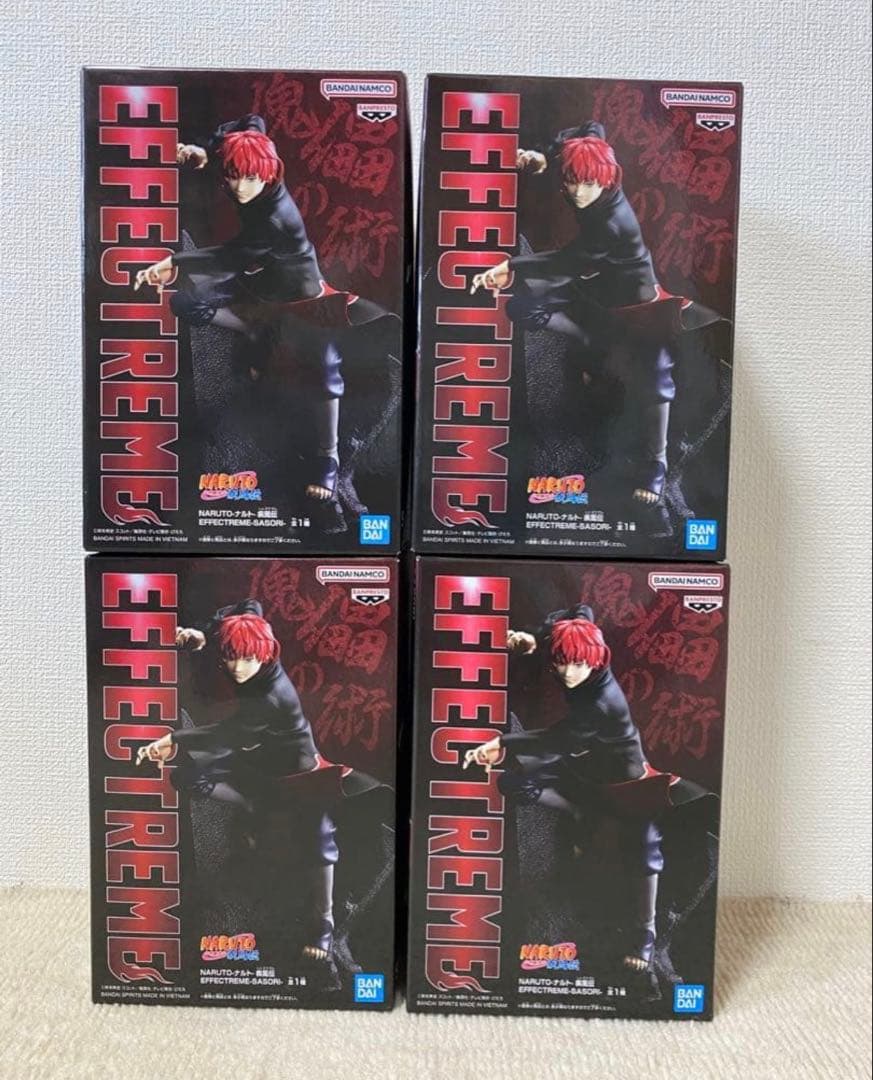 NARUTO疾風伝 EFFECTREME サソリ フィギュア 4個セット
