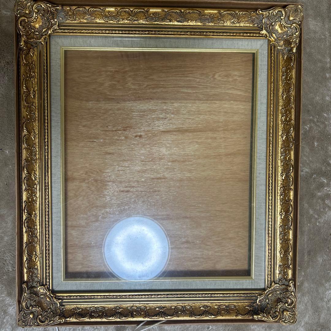 バロックスタイル ゴールド木製額縁　8号