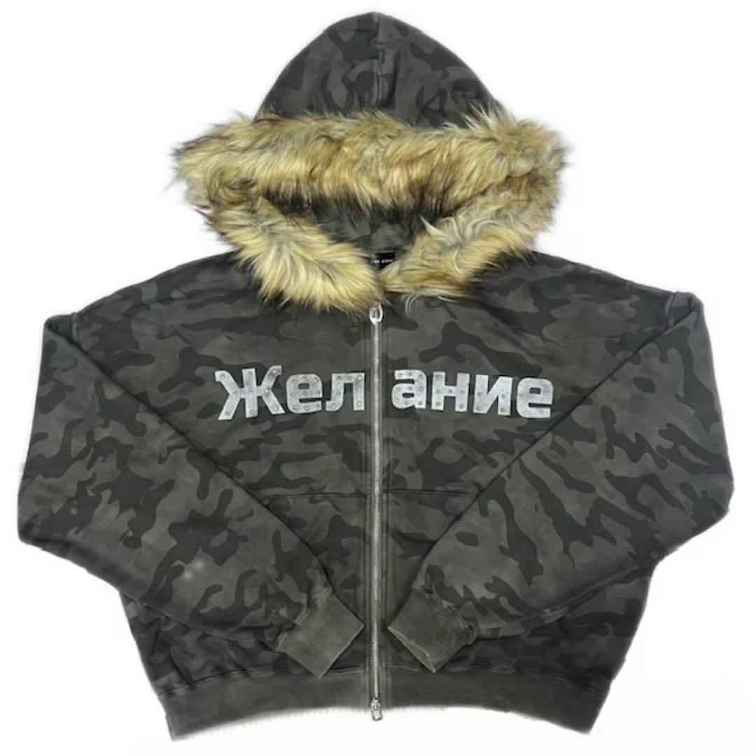 【DIG YOUR OWN GRAVE】Желание FUR HOODIE