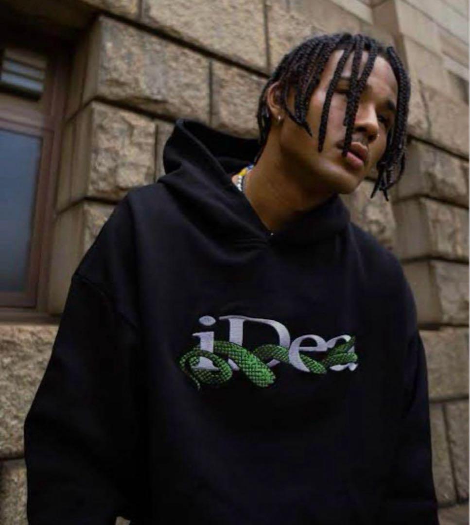 ideaswam 蛇グラフィック パーカー