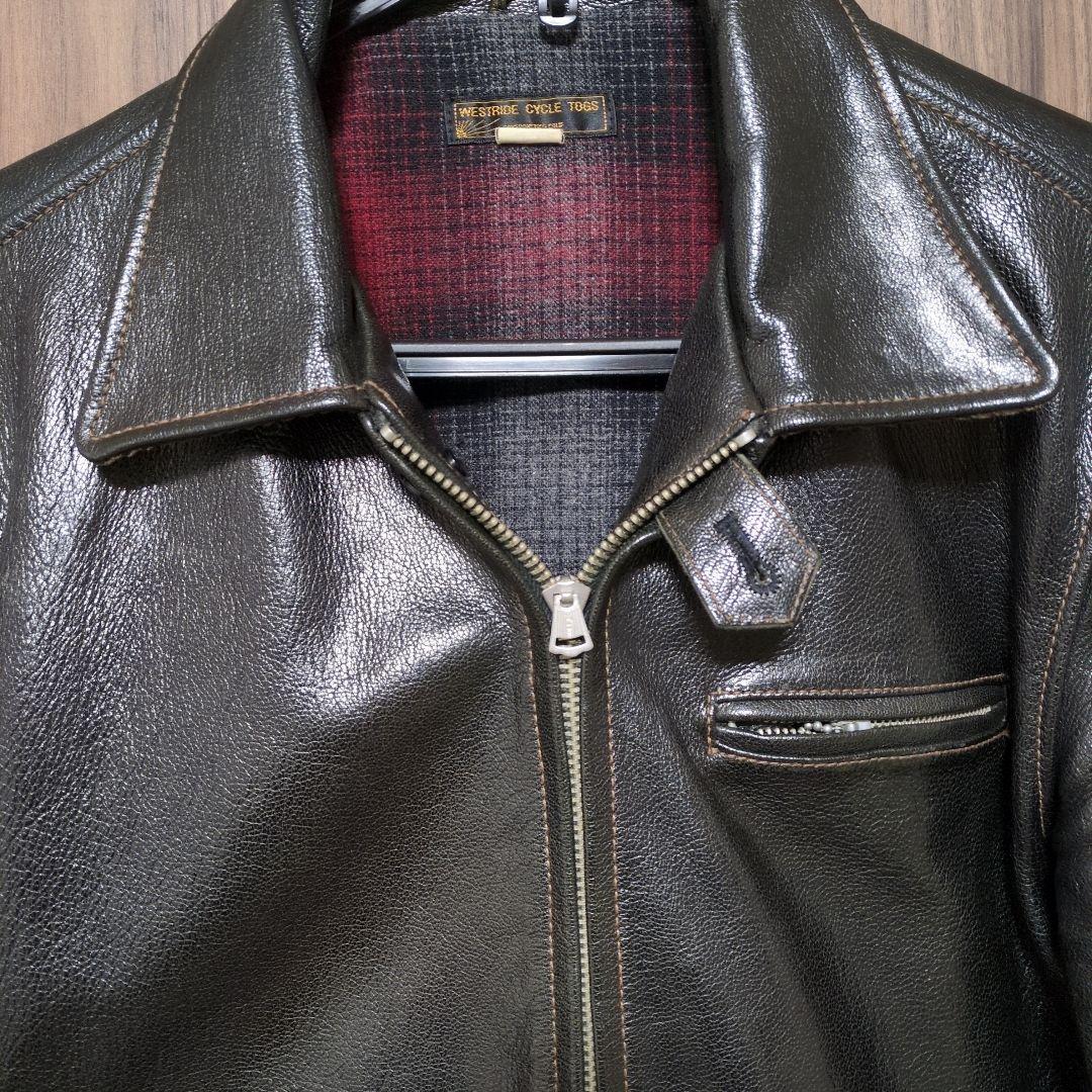 west ride シングル　レザー　スポーツジャケット