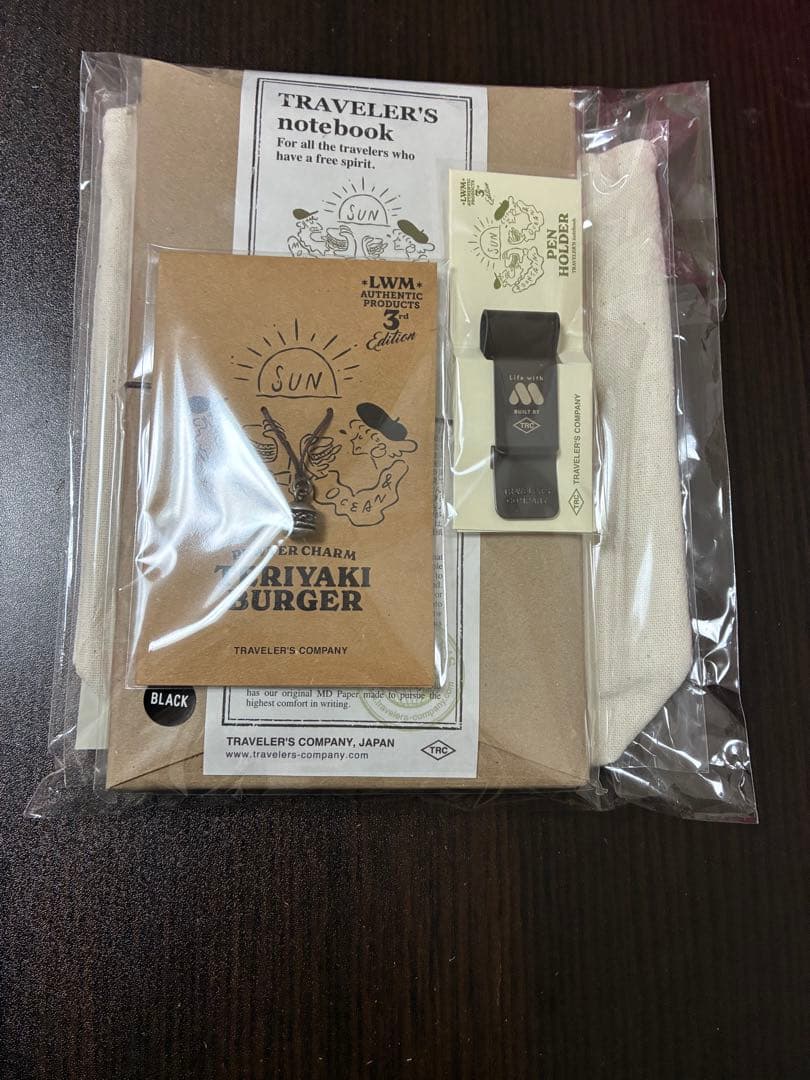 お値下げ　モスバーガー　トラベラーズノート3rd Edition ブラックセット