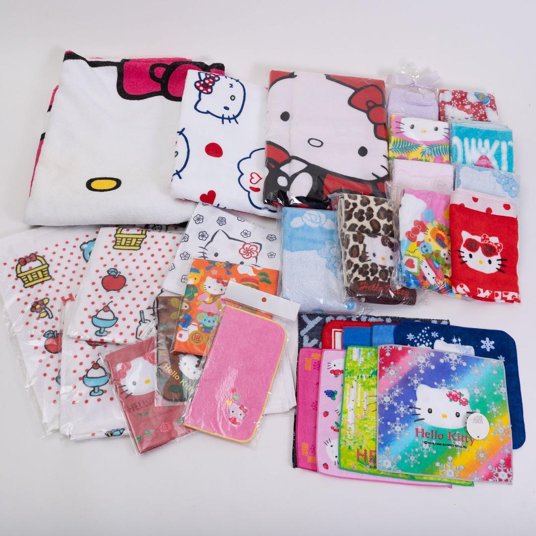 希少　レトロ　ハローキティ タオルセット　30枚