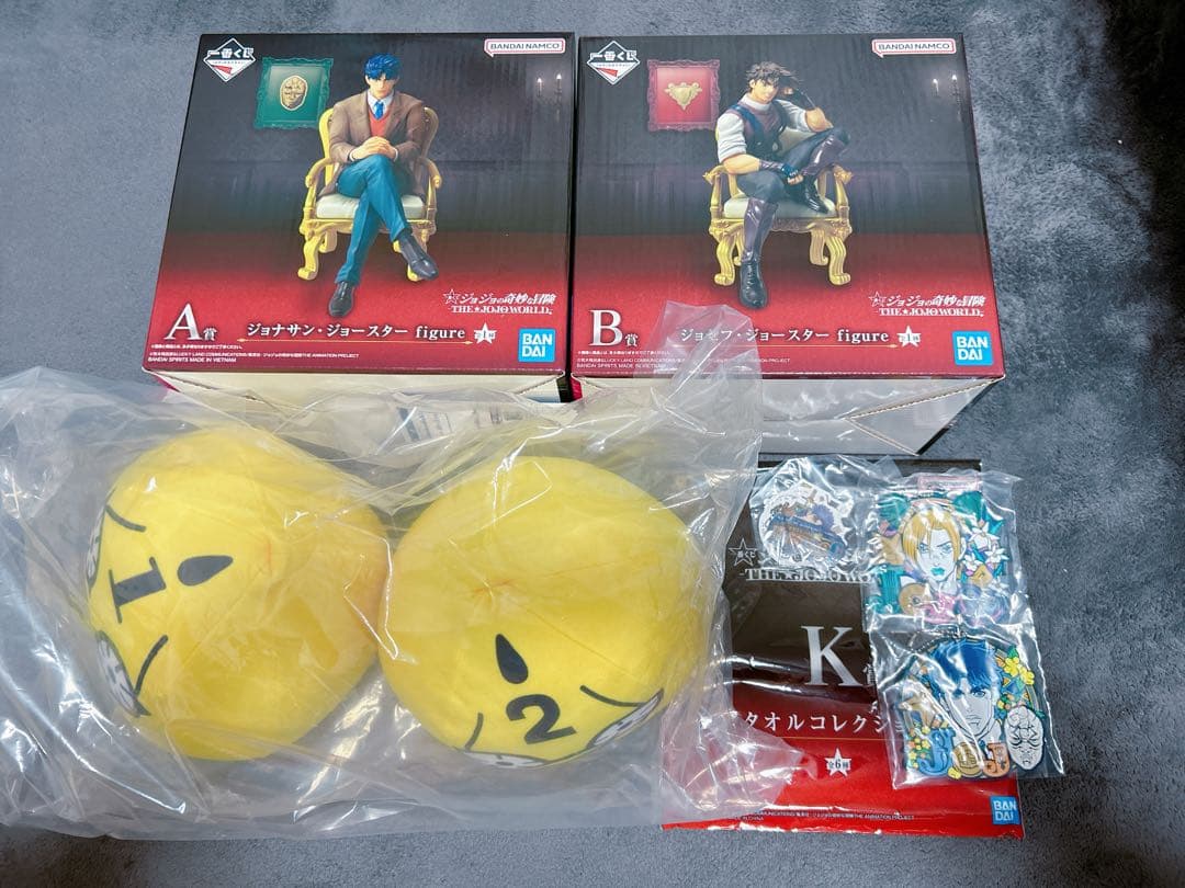 ジョジョの奇妙な冒険 一番くじ フィギュア ジョナサン ジョセフ ピストルズ