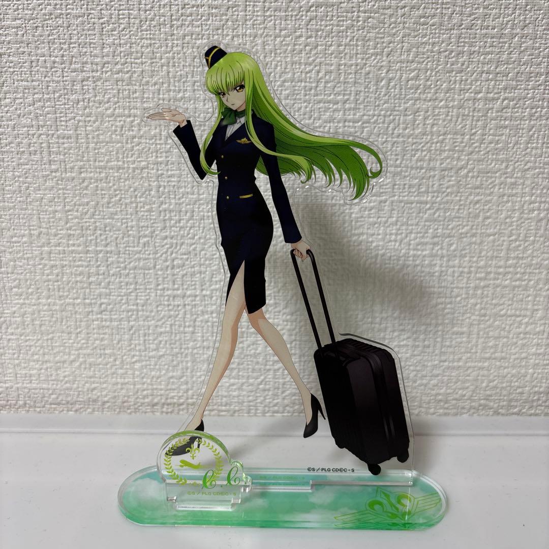 コードギアス　反逆のルルーシュ　C.C. 成田アニメデッキ　アクリルスタンド