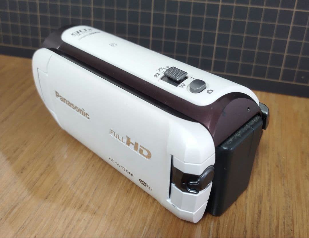 【ジャンク品】Panasonic HC-W570M ビデオカメラ　ホワイト