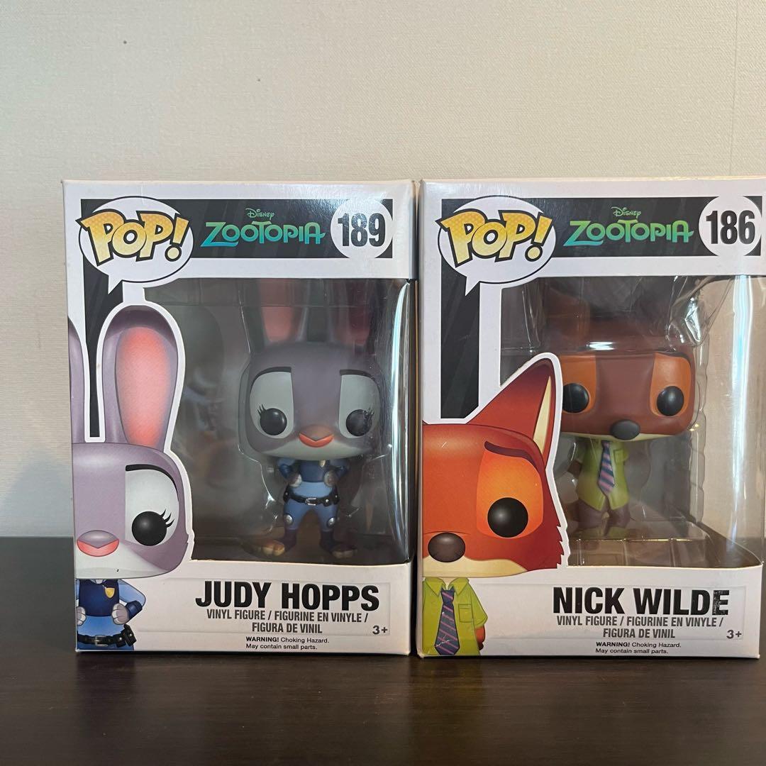 Funko Pop ディズニー　ズートピア　ジュディー　ニック　セット