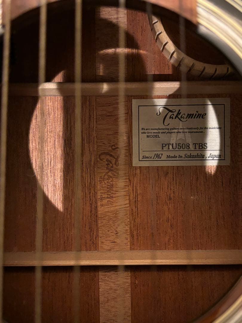takamine PTU508 TBS エレアコ ギター