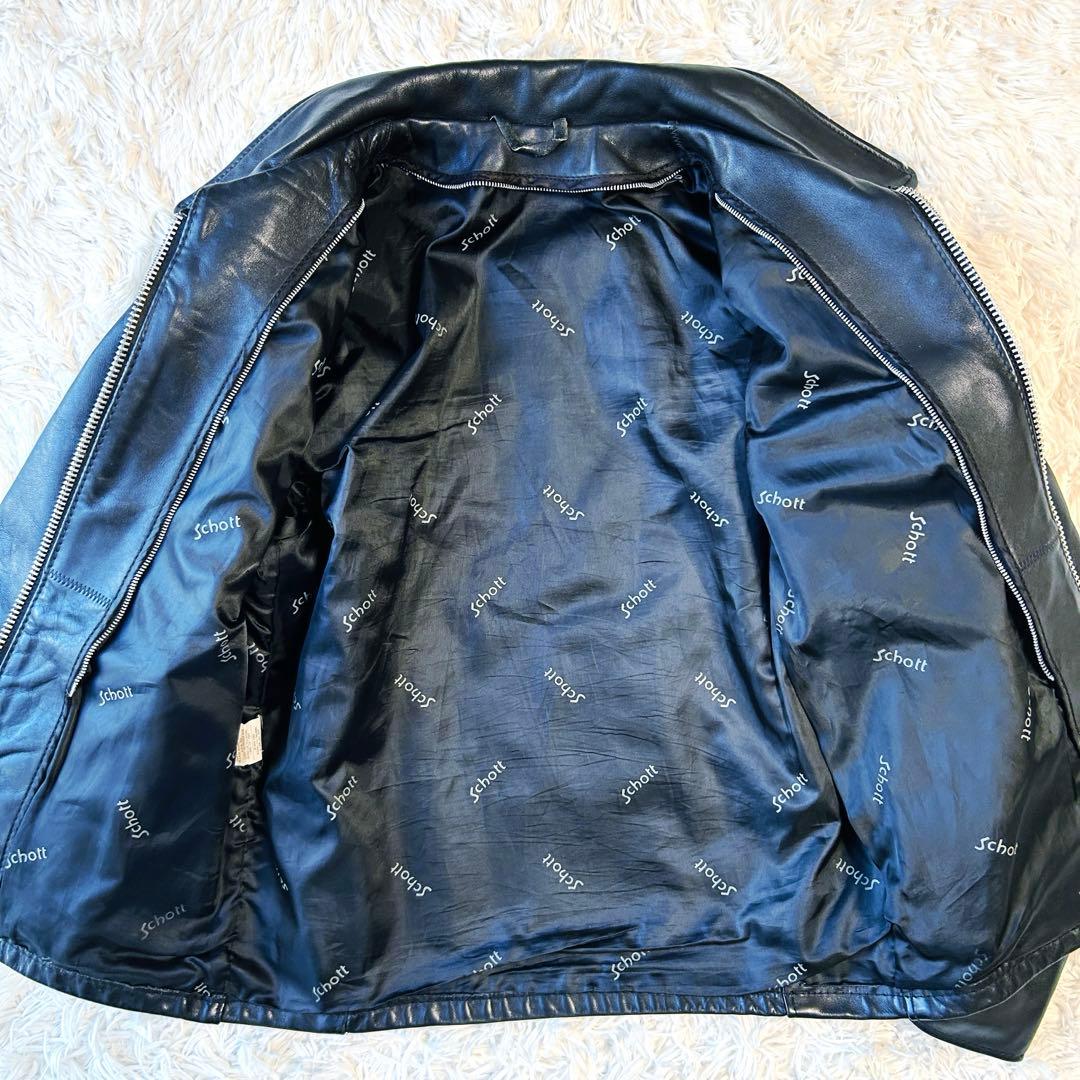 希少✨Schott ショット 642 38 ヴィンテージ ライダースジャケット