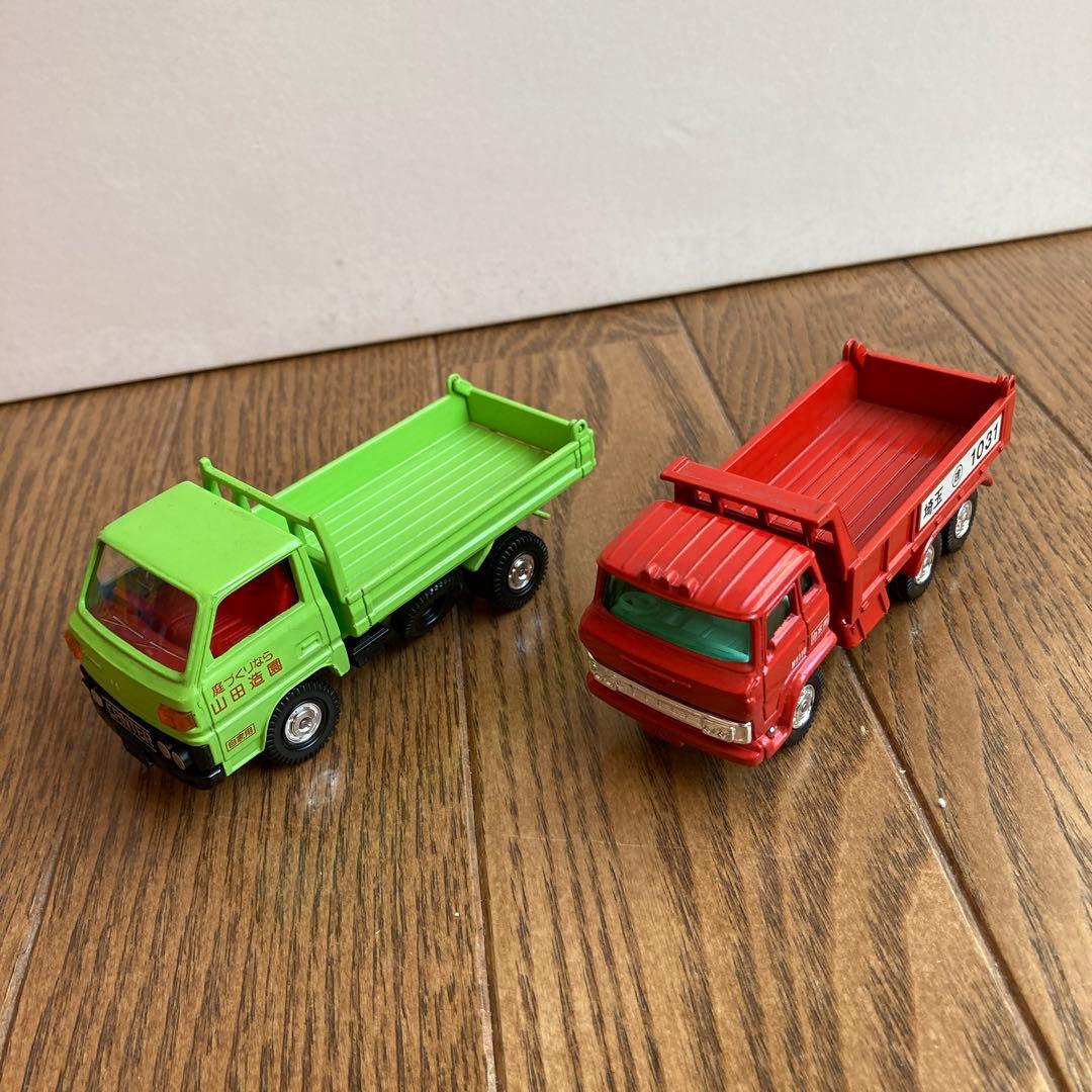 値下げトミカダンディダンプ　 三菱　CANTER 日野ダンプカー赤　2個セット