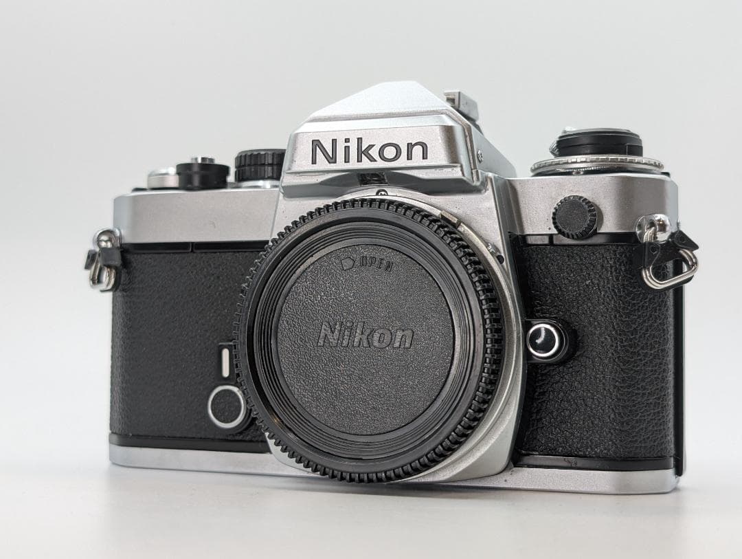 【美品完動品】Nikon FE フィルムカメラ シルバー ボディ 人気機種