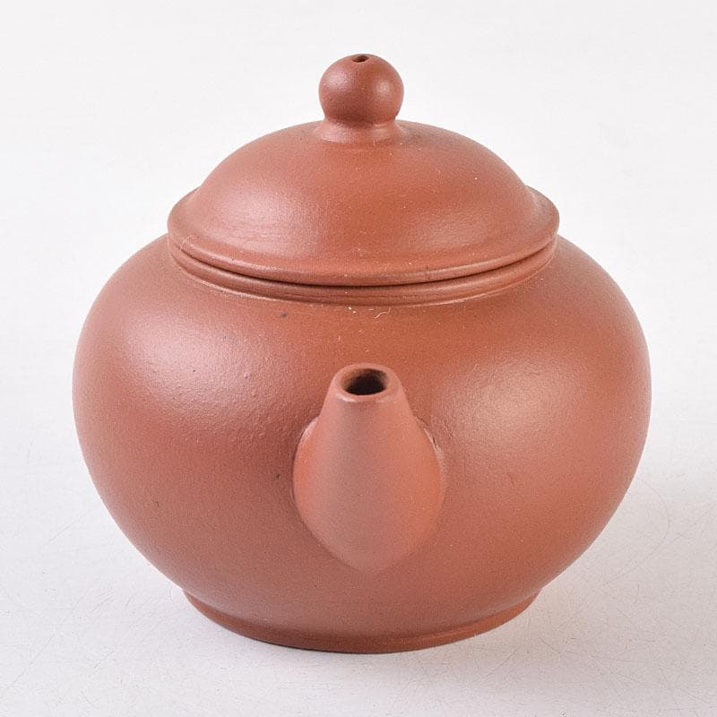 中国　中国宣興銘　紫砂　朱泥　急須　茶壷　C　R9060