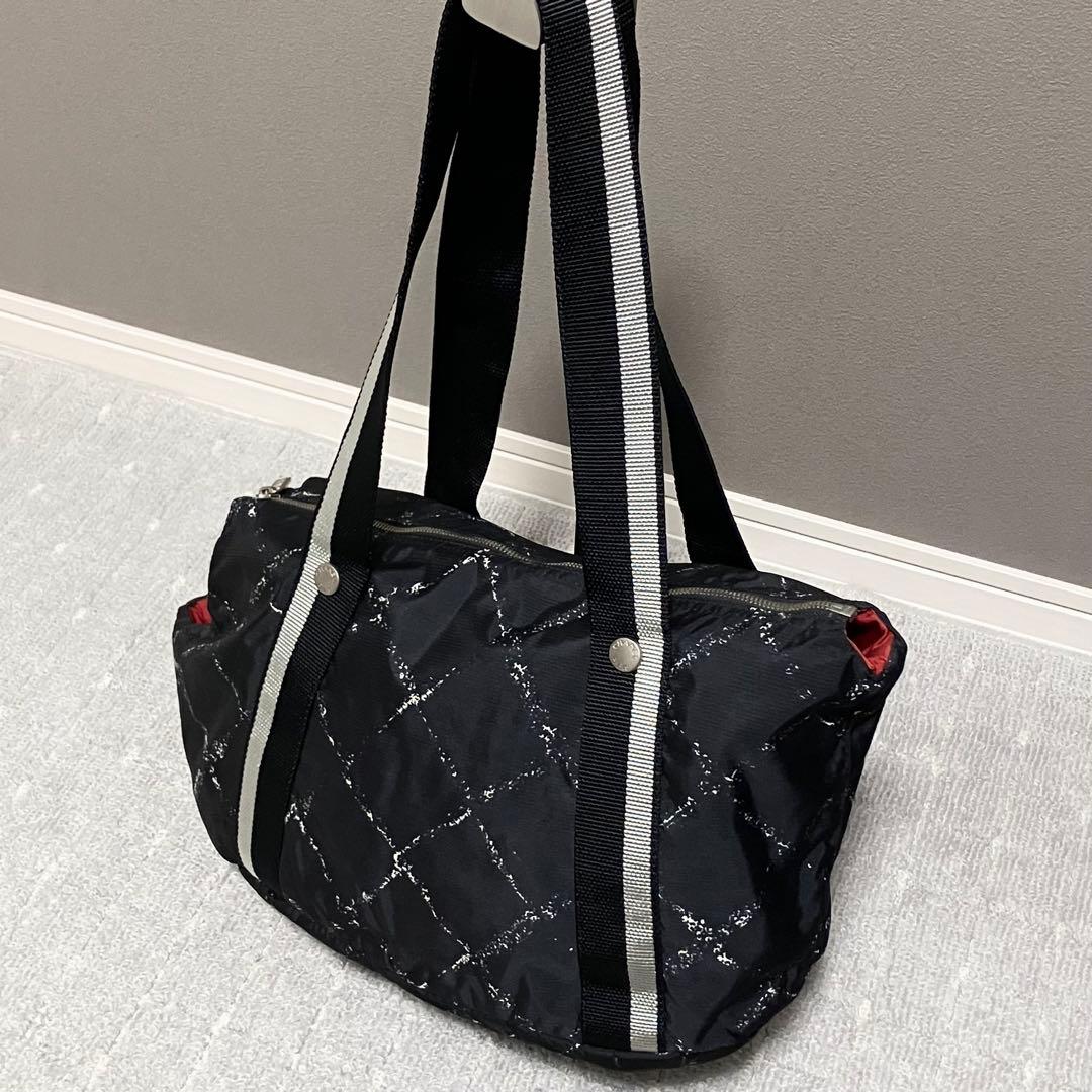 極美品！シャネル［旧トラベルライン］ペット　ショルダーバッグ　犬　ギャランティ