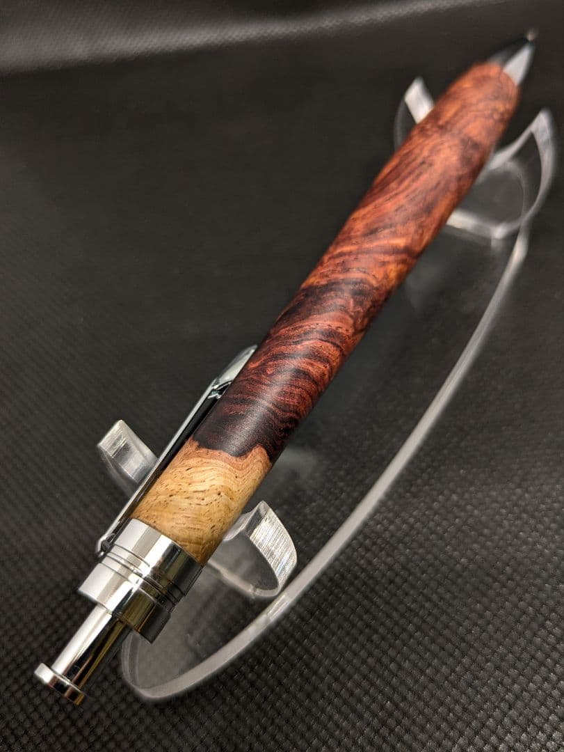 極上杢 ホンジュラスローズウッド瘤 紅白 三神シャープ1100 おまけ付き