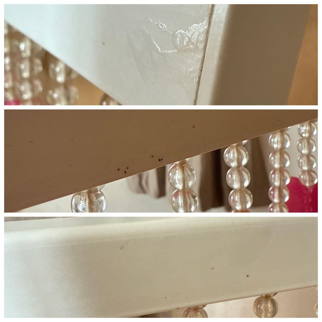 もも　　　レトロポップのれん　ピンクハート型