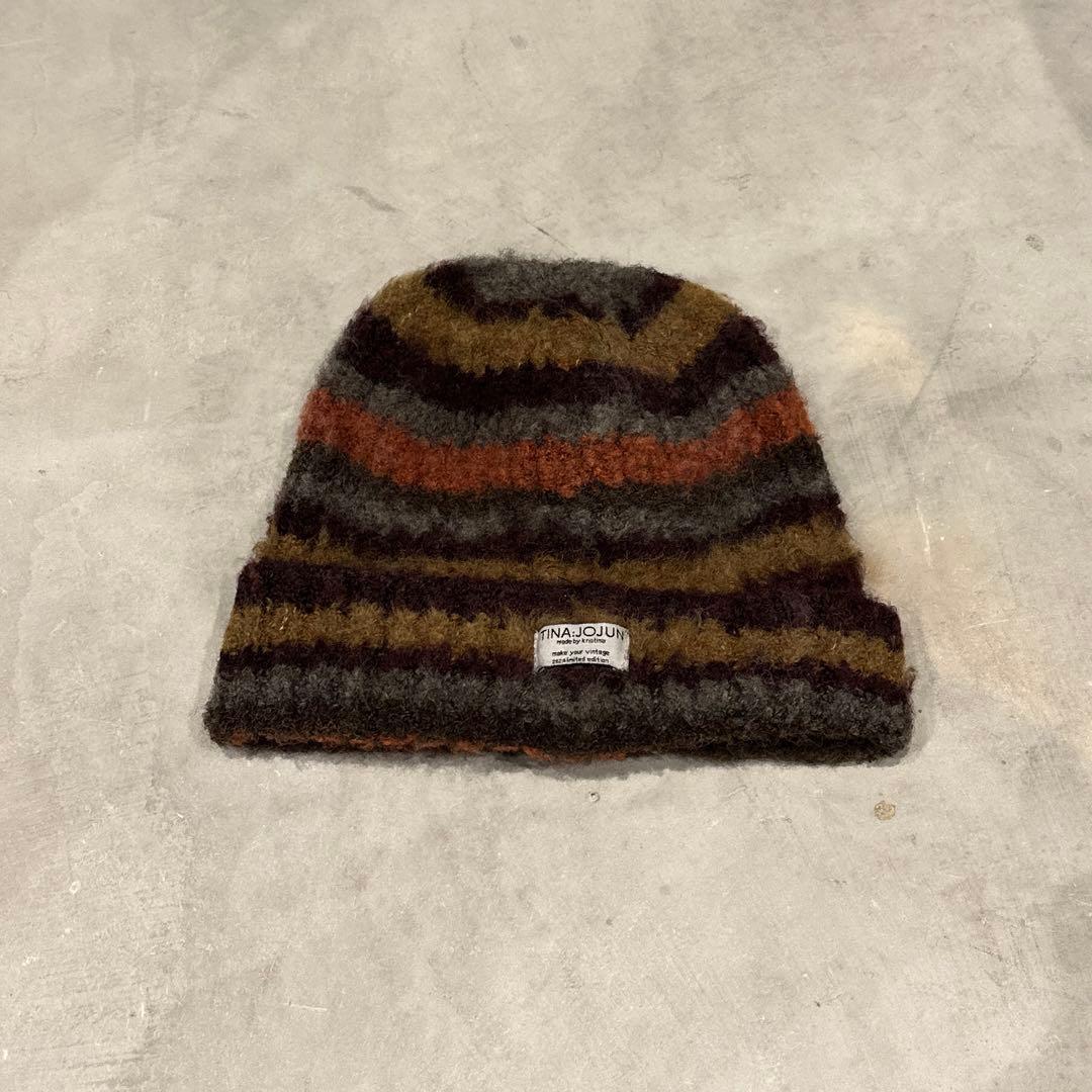 TINA:JOJUN 2024Limited Edition ニット帽　ブラウン