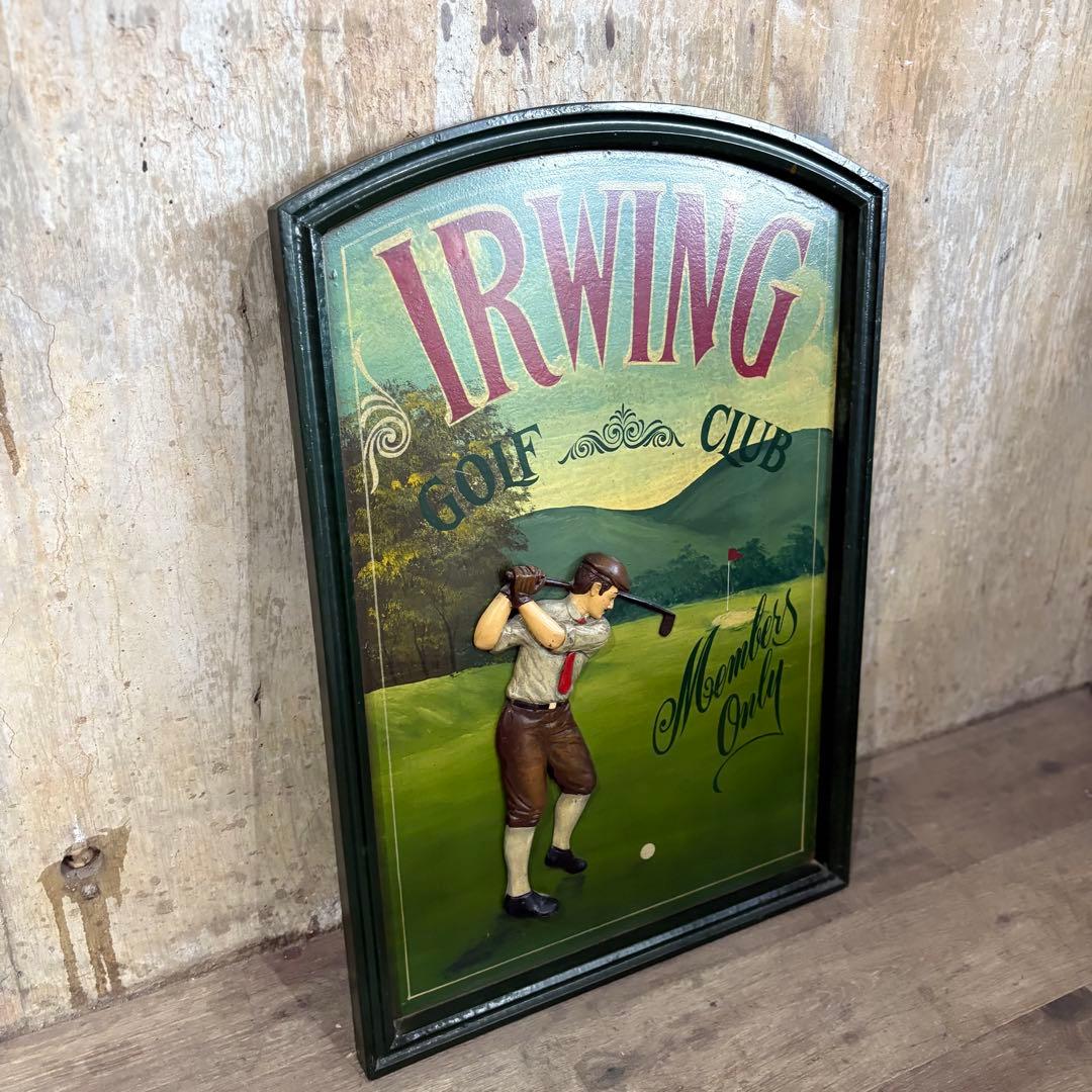 ウォールデコ　パネル　ゴルフクラブ　カントリーコーナー