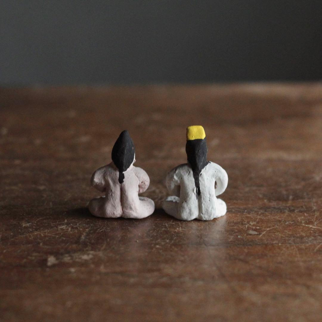 住吉人形 裸雛 古作 郷土人形 土人形 民芸 古道具 アンティーク オブジェ