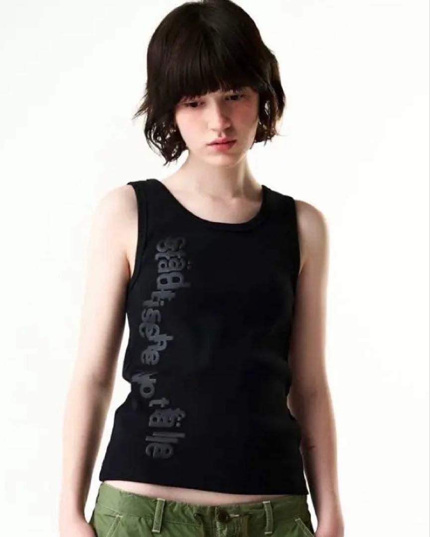 gadid anoniem LEWIN / BLACK タンクトップ