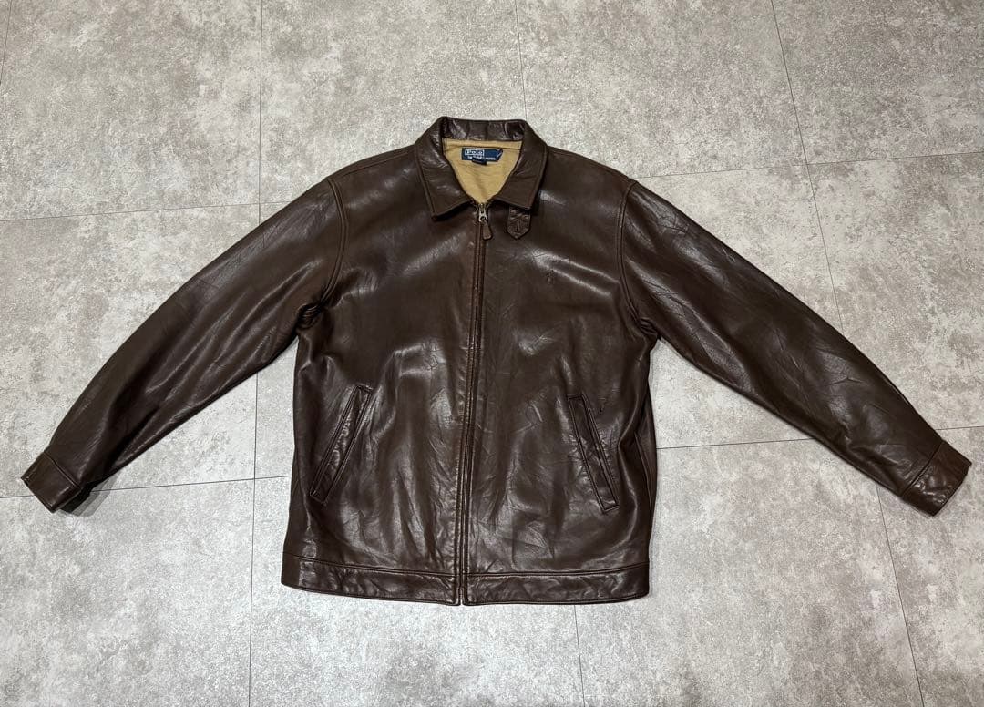 Polo by Ralph Lauren レザージャケット 90s