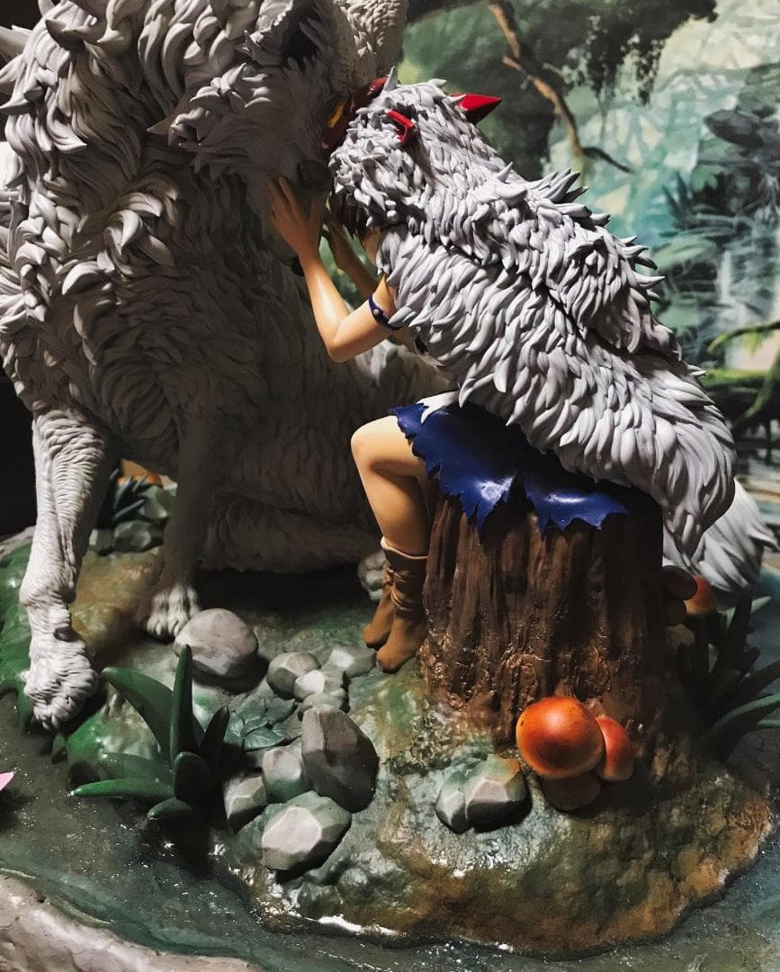 もののけ姫　サン　フィギア　宮崎駿　　 約30ｃｍ　巨大フィギア