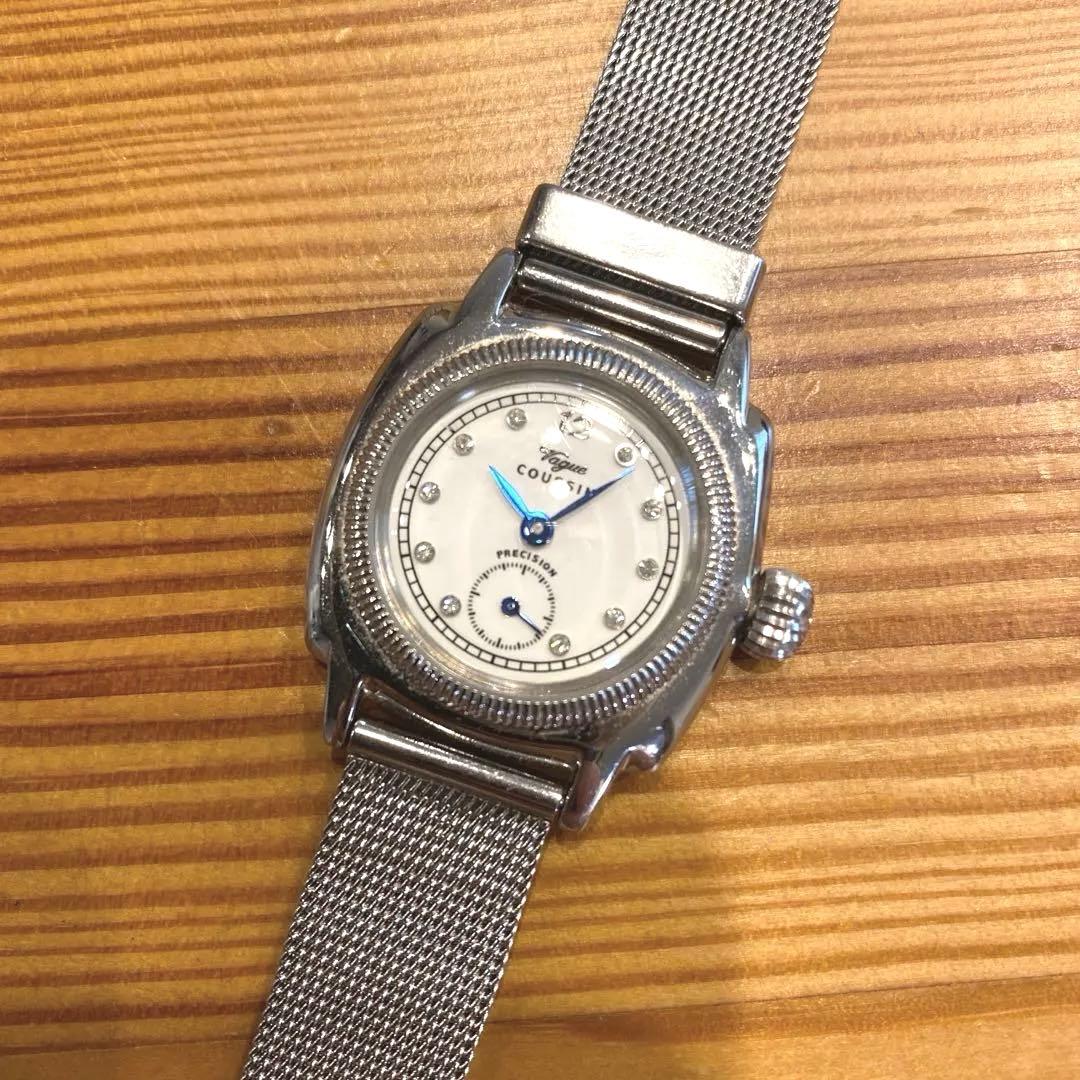 coussinレディース腕時計ステンレススチール