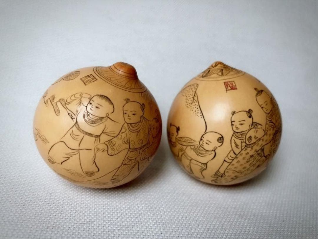 ひょうたん置物 2ヶセット
