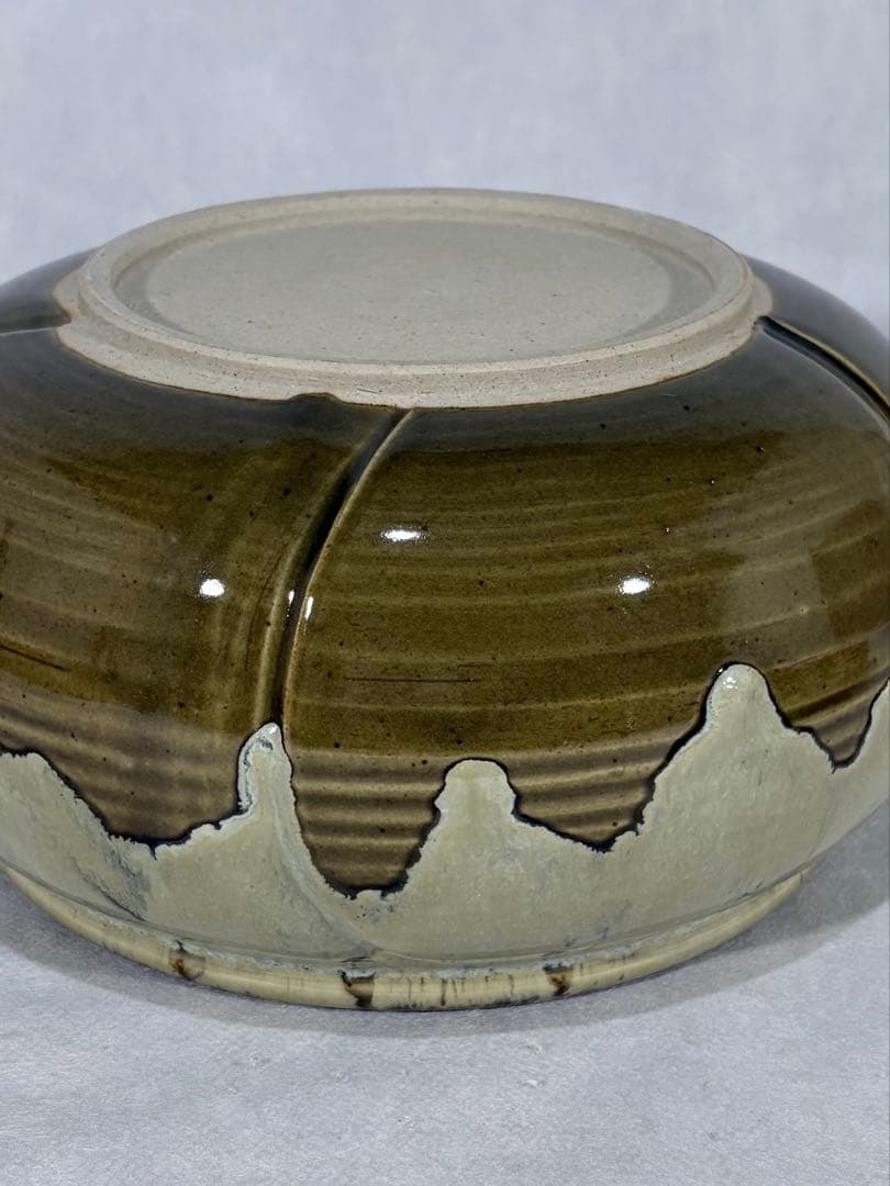 即中斎好　福森比路志造　萬古捻梅水指　替蓋付　美品　共箱　茶道具　送料込