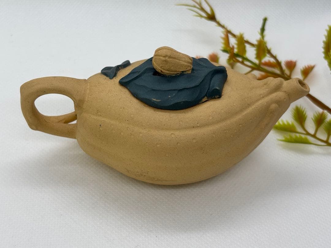 中国美術　朱泥　急須　茶器　茶道具　中国宣興　（ち722）