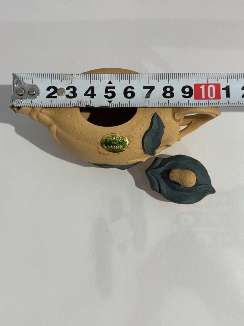 中国美術　朱泥　急須　茶器　茶道具　中国宣興　（ち722）