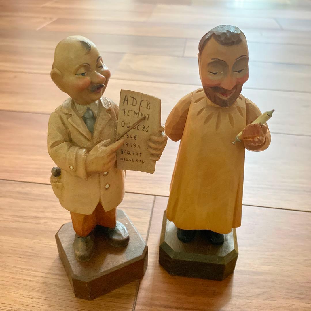 木製人物彫刻 木彫人形　ANRII No.156