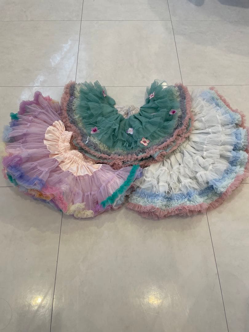 パンパンチュチュ　スカート3点セット　Mサイズ