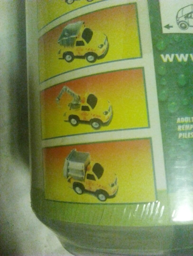 リモートコントロール プラスチックゴミ収集車 パッカー車 モデルイエロートラック