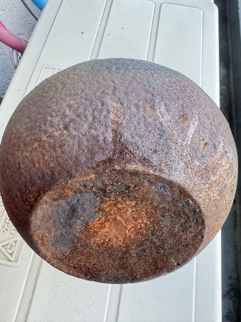 亀文堂鉄瓶　銀象嵌提手 蔵出し コレクション　茶道具　煎茶器