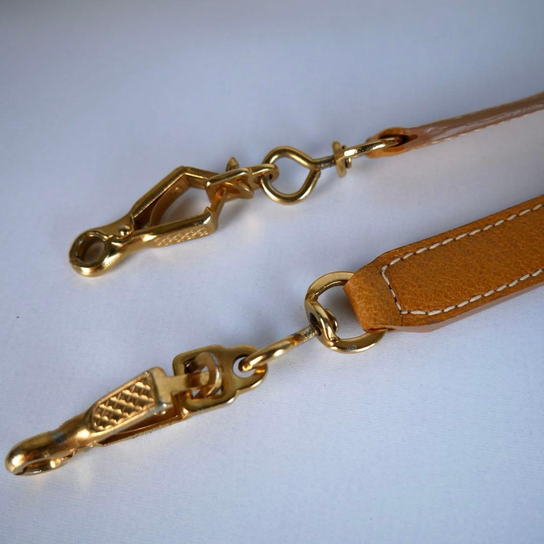 希少美品　Cellerini チェレリーニ　2Wayバッグ　キャメル　ゴールド