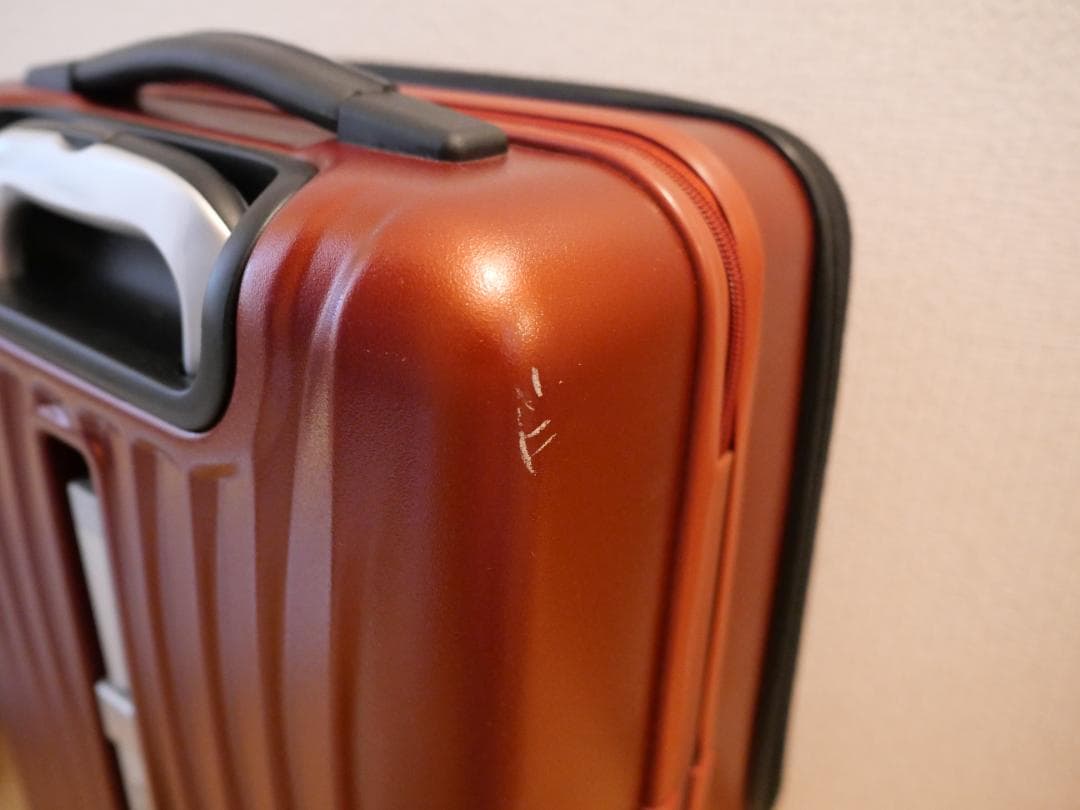 超静音キャリーケース 34L フロントオープン 機内持込み可 ストッパー付