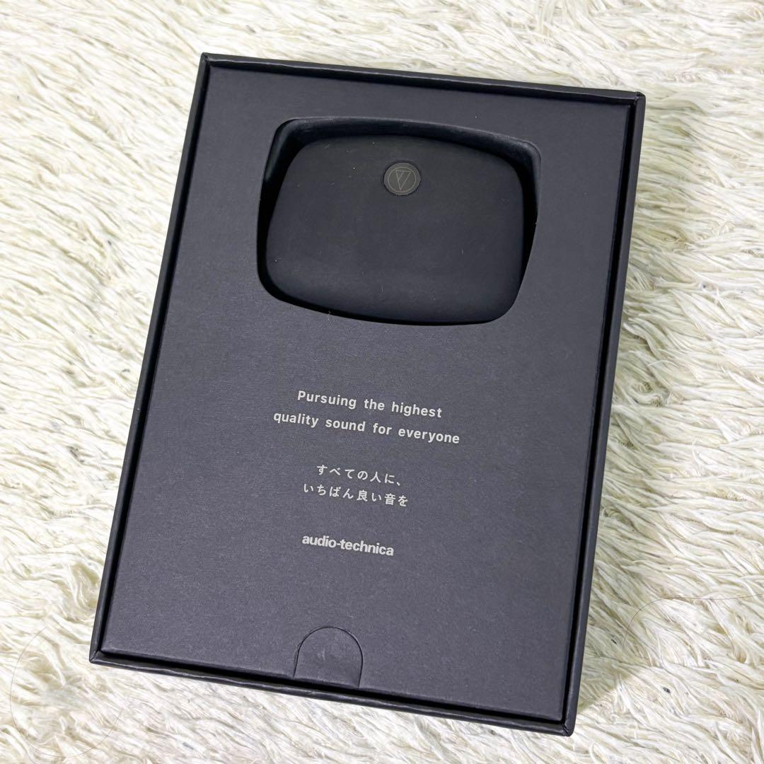 【美品】オーディオテクニカ ワイヤレスイヤホン ATH-TWX9 ブラック 黒