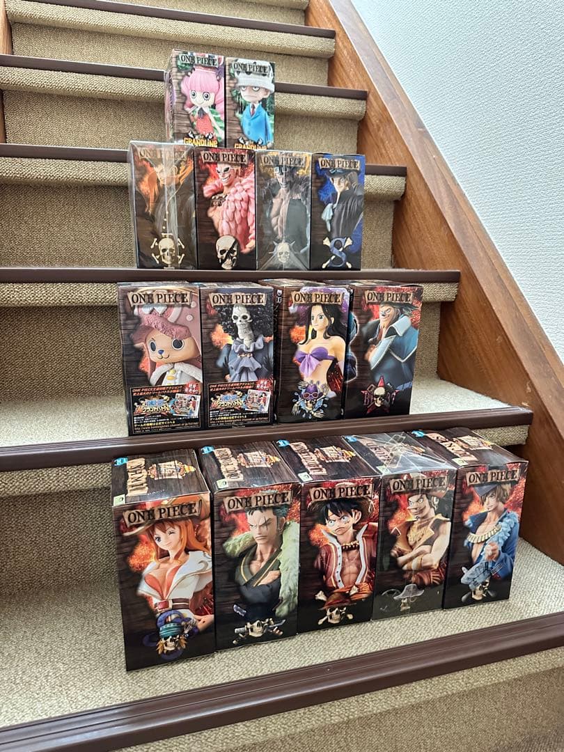 ワンピース DXF 15th 麦わらの一味フルコンプ等 15体セット フィギュア